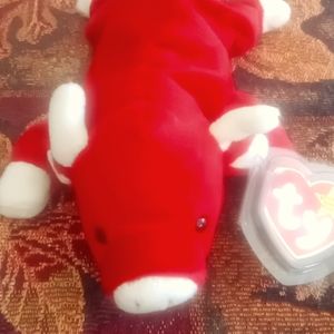 TY Beanie Baby Snort The Bull 1995 Style 4002